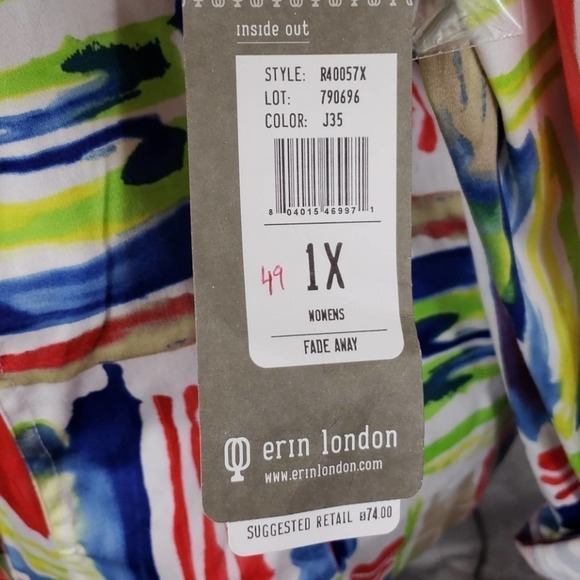 ERIN London Water color button up coat - Picture 8 of 9